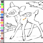 colorear disney bambi