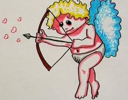 Como dibujar un Cupido